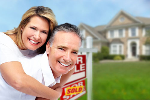 couple purchasing a home